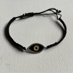 Sterling Silver Evil eye bracelet